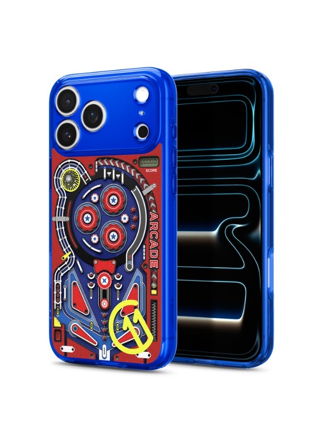 Spigen Ultra Hybrid MagFit for iPhone 17 Pro MAX Case Cover with MagSafe [3D Spatial Effect with Hexa-Layer Print] - C11 Arcade - Image 4